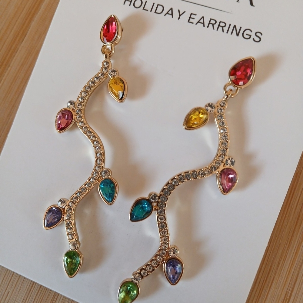 Christmas Lights Earrings